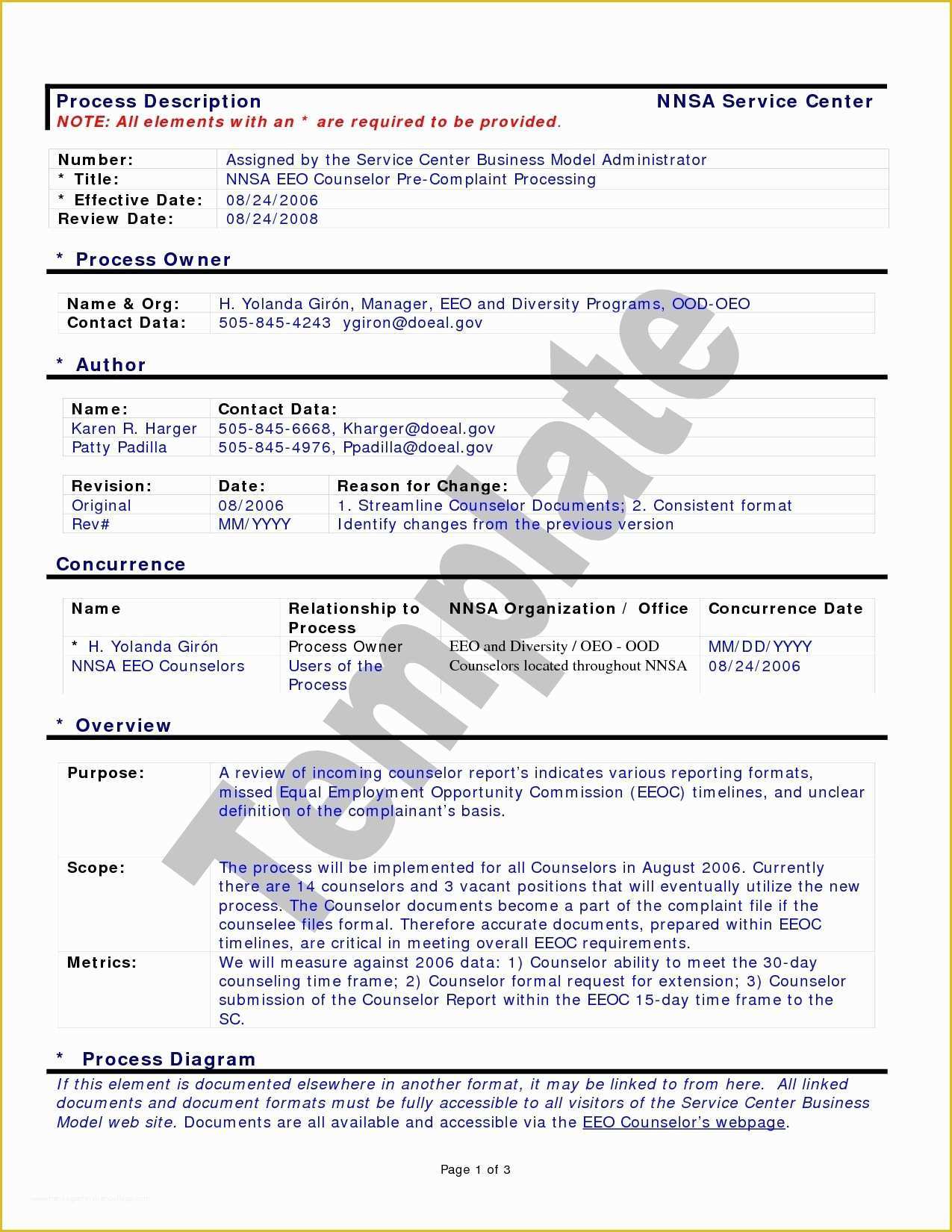 Free Business Process Documentation Template Of 20 Business Process 