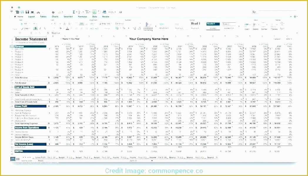 Free Business Projection Template Of Business Plan Revenue Projections Excel Projections