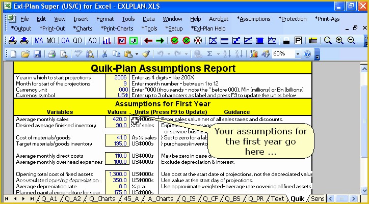 Free Business Projection Template Of Excel Business Plan Template Adktrigirl