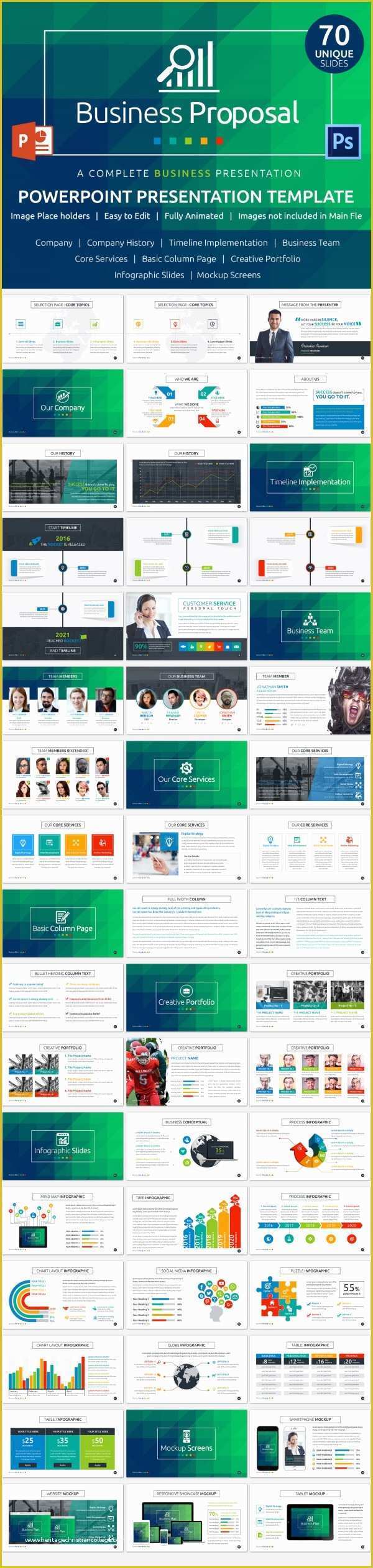 Free Business Proposal Ppt Template Of 25 Powerpoint Templates with Animation