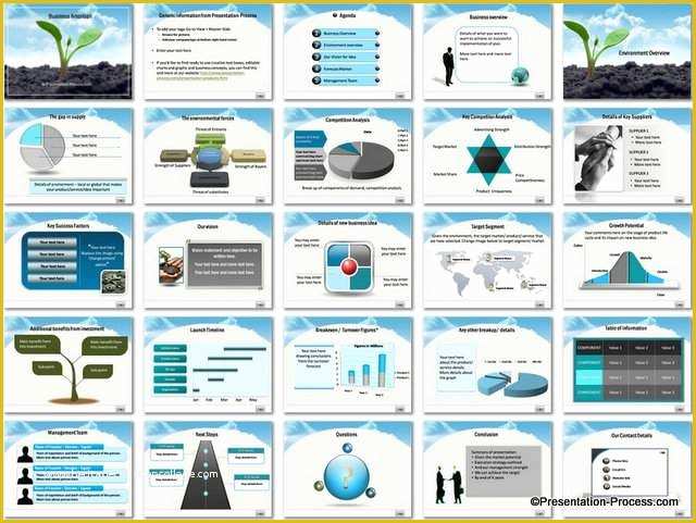 Free Business Proposal Ppt Template Of Business Ambition Powerpoint Template