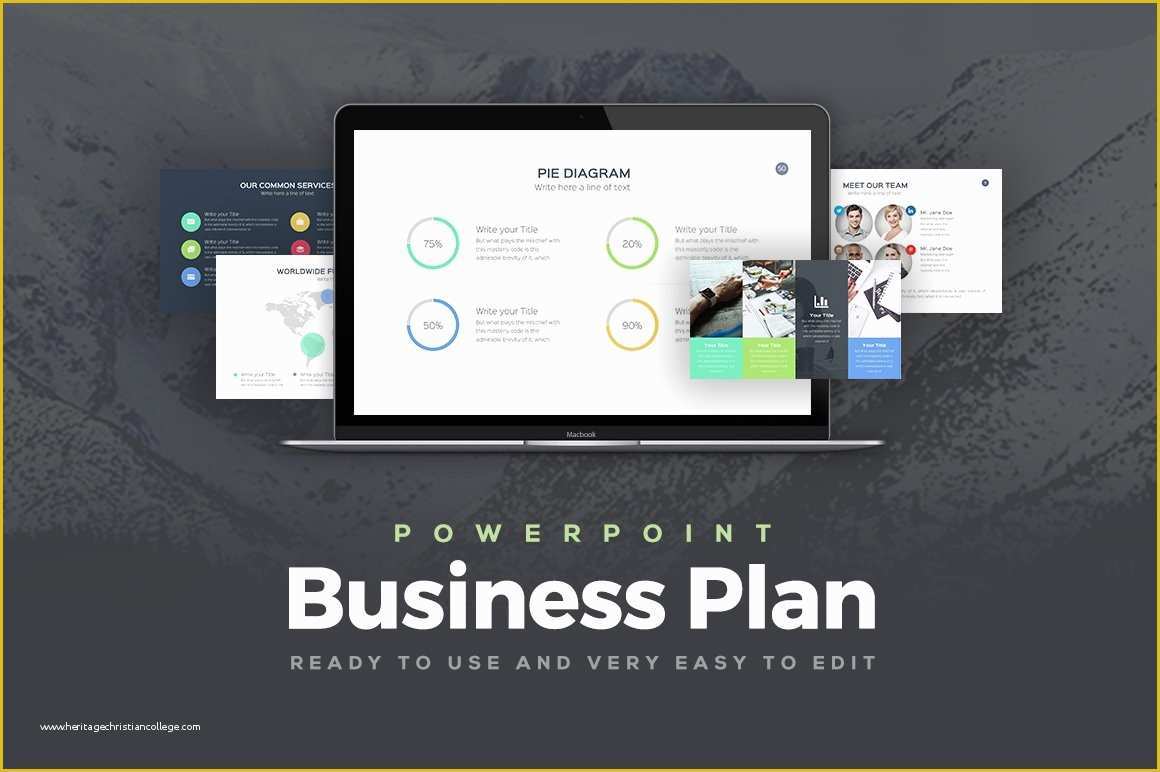 Free Business Proposal Ppt Template Of Business Plan Powerpoint Template Powerpoint Templates