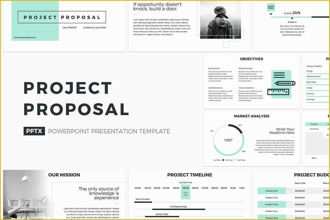 Free Business Proposal Ppt Template Of Project Proposal Powerpoint Template Powerpoint