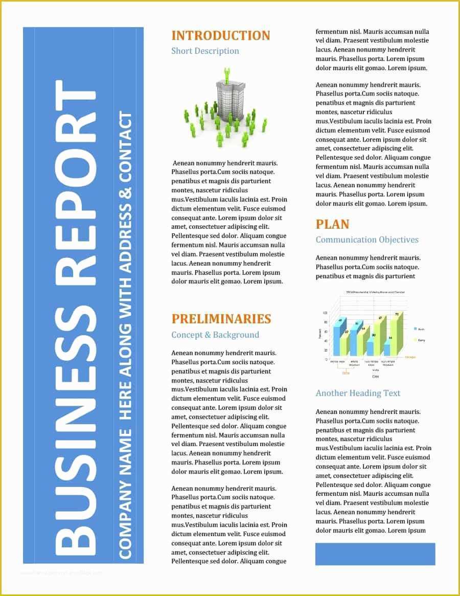 Free Business Report Template Of 30 Business Report Templates & format Examples Template Lab