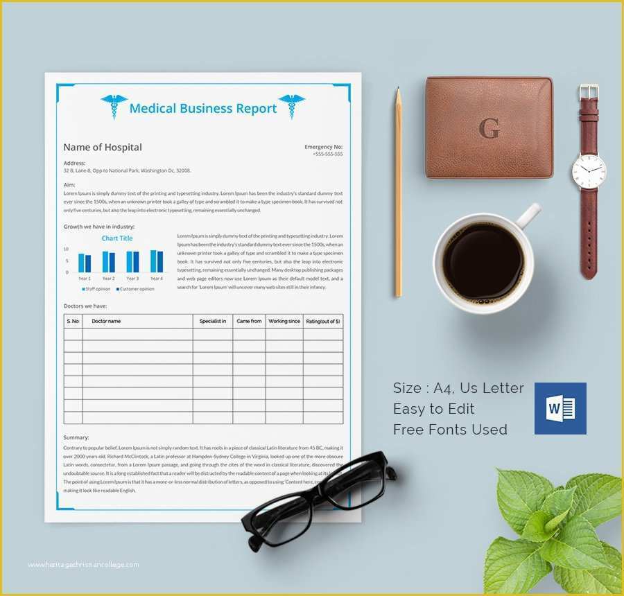 Free Business Report Template Of 40 Business Report Templates Google Docs Apple Pages