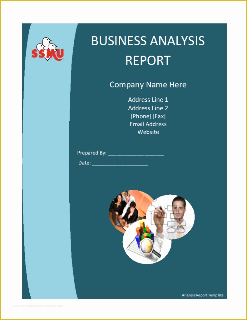 Free Business Report Template Of Business Analysis Report Template Free formats Excel Word