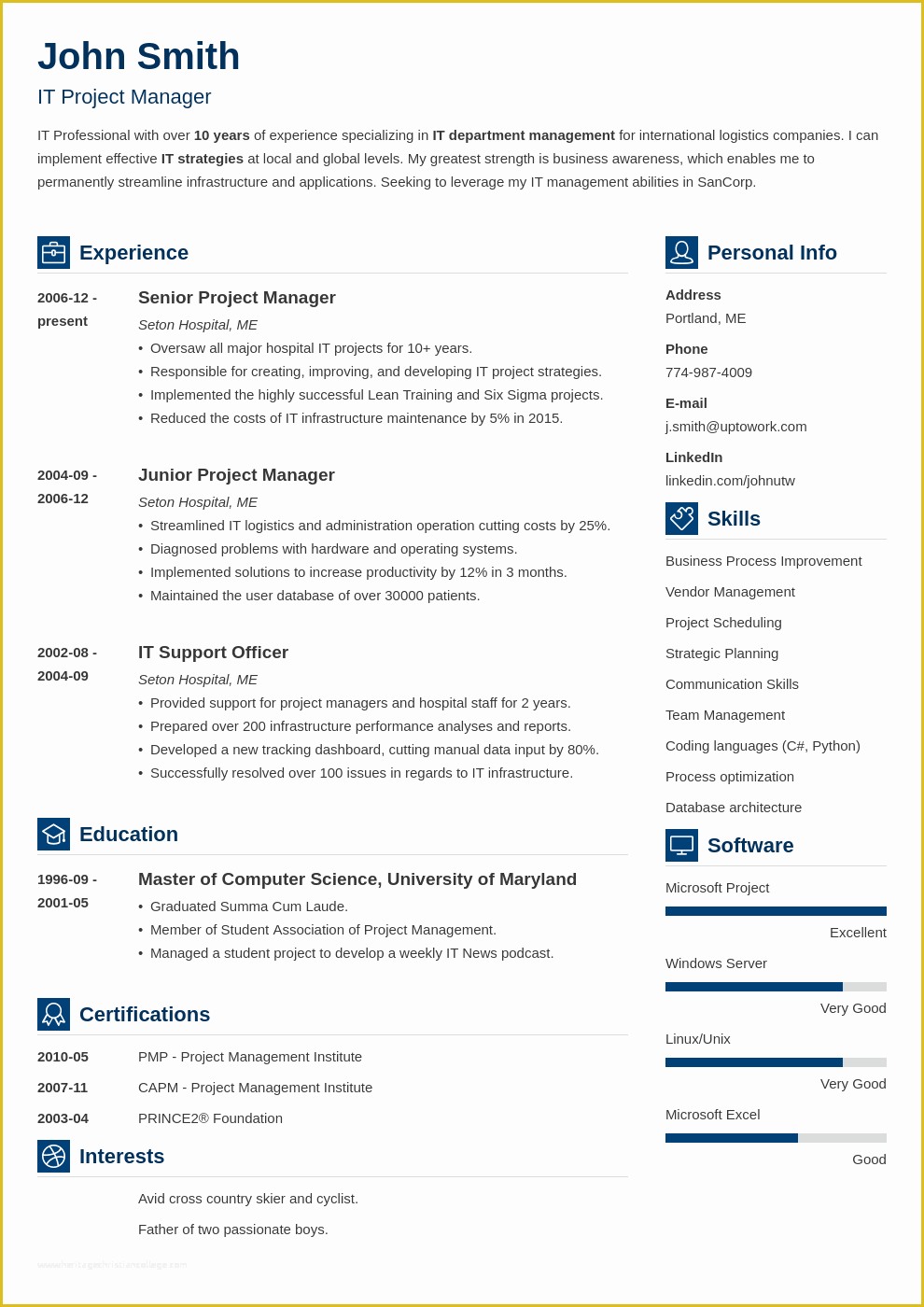 Free Business Resume Template 2018 Of 20 Cv Templates Create A Professional Cv & Download In 5