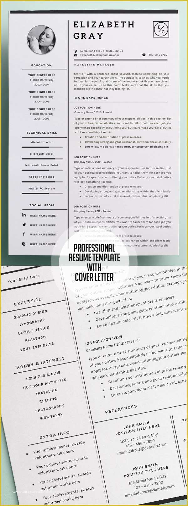 Free Business Resume Template 2018 Of 50 Best Resume Templates for 2018 Design