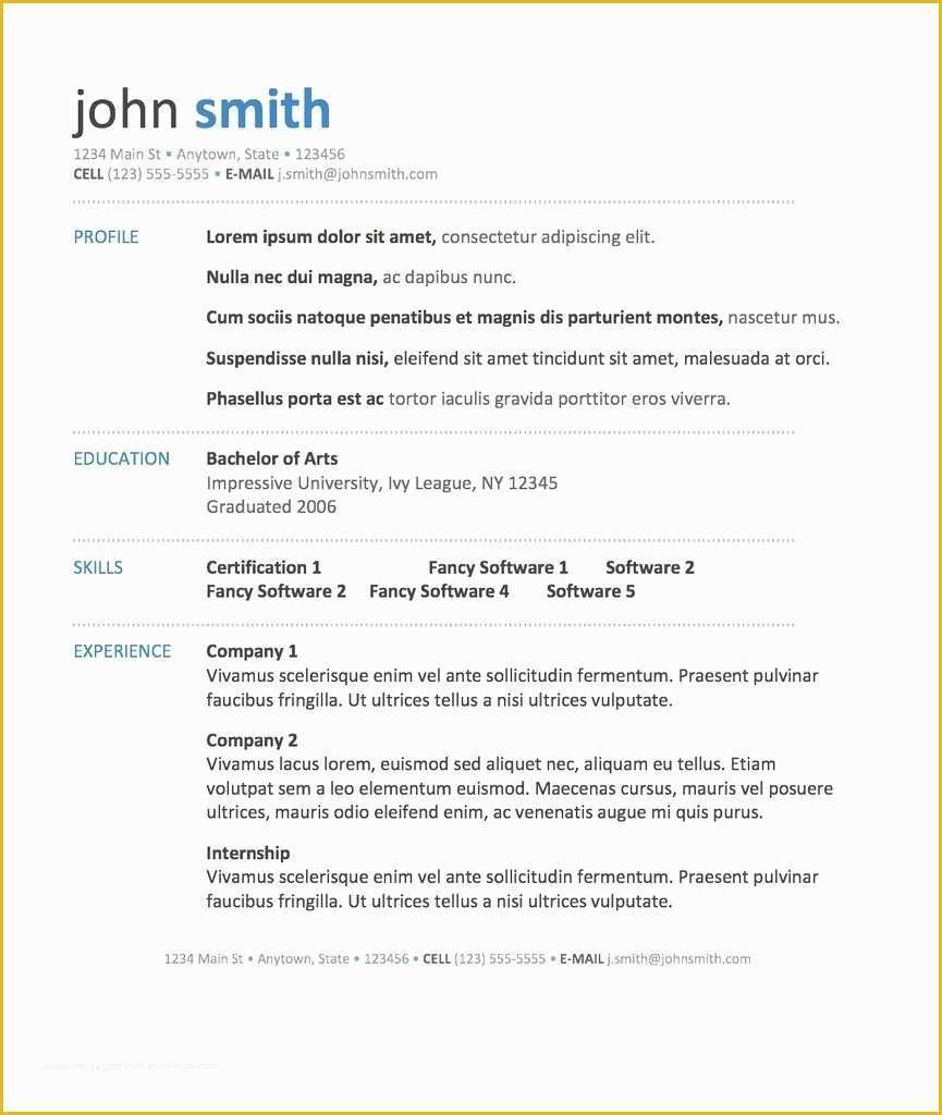 Free Business Resume Template 2018 Of Cv Template Word 2018