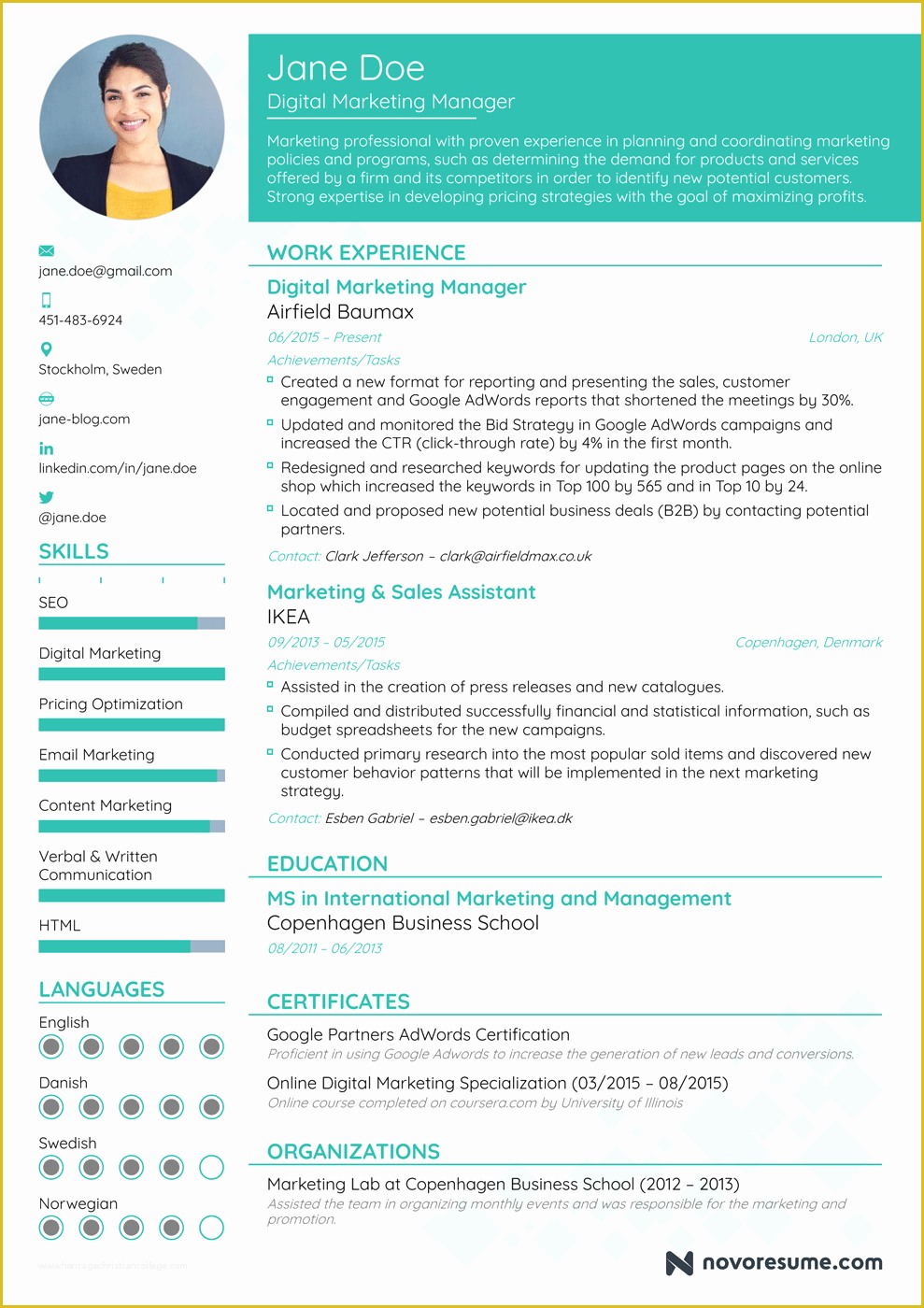 Free Business Resume Template 2018 Of How to Write A Resume In 2018 Guide for Beginner