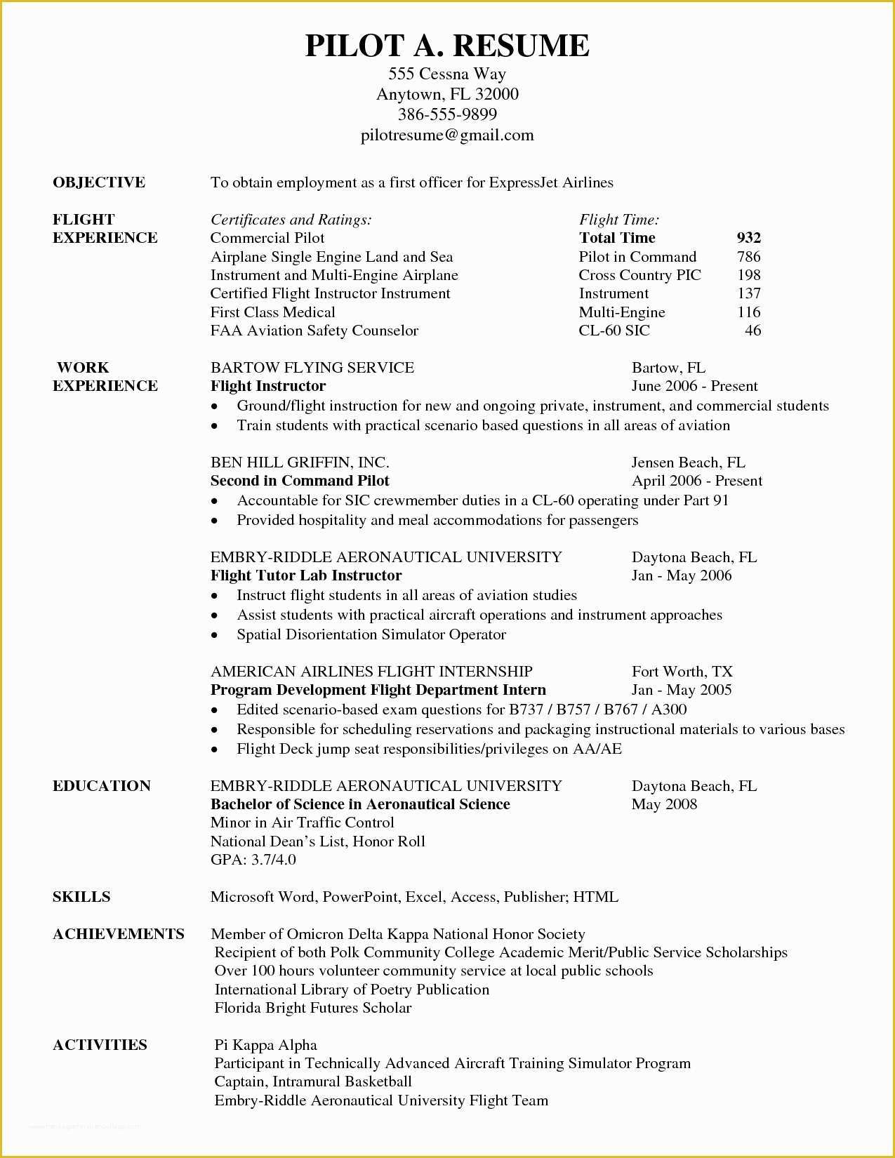 Free Business Resume Template 2018 Of Resume Template 2018