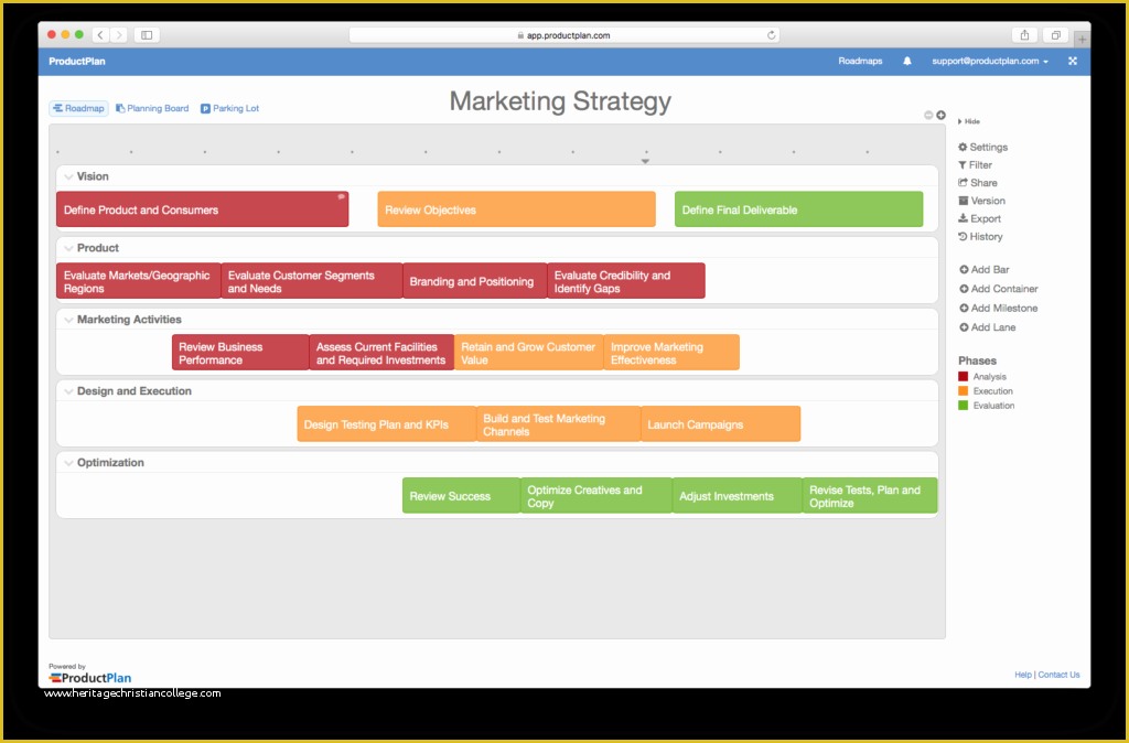 Free Business Roadmap Template Of 4 Example Business Roadmaps