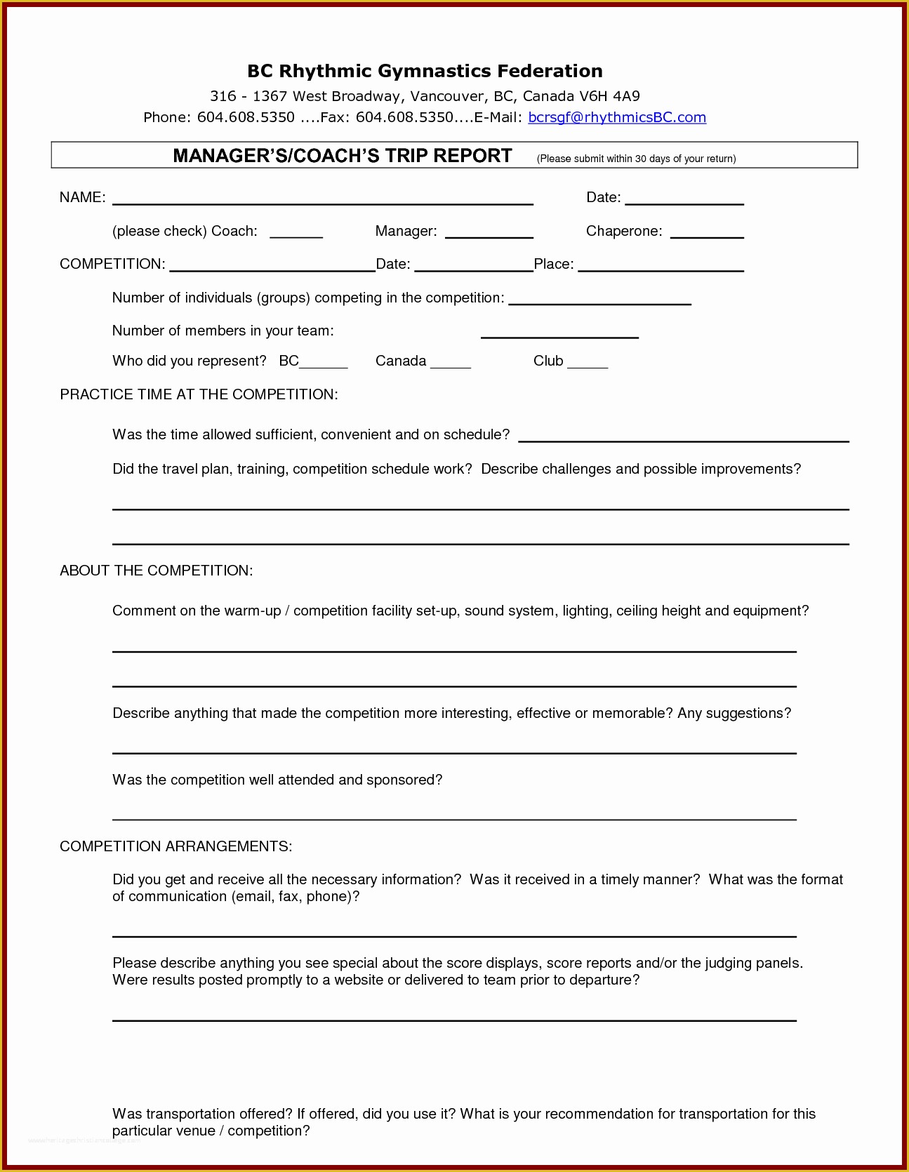 Free Business Trip Report Template Of 12 Business Trip Report Examples Pdf Word Apple