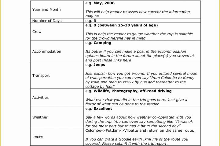 Free Business Trip Report Template Of 16 Business Travel Report Template Sample