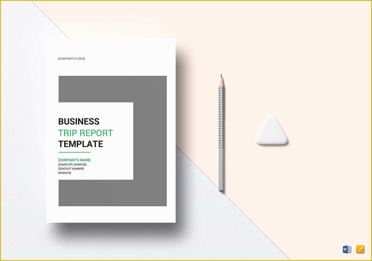 Free Business Trip Report Template Of Business Trip Report Template In Word Google Docs Apple