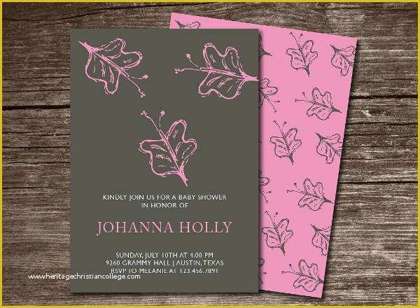 Free butterfly Baby Shower Invitation Templates Of 8 butterfly Invitations Free Printable Psd Ai Eps