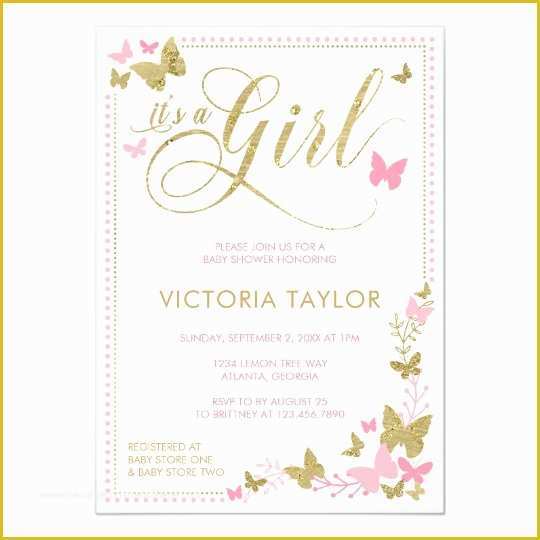 Free butterfly Baby Shower Invitation Templates Of Baby Shower Invitations