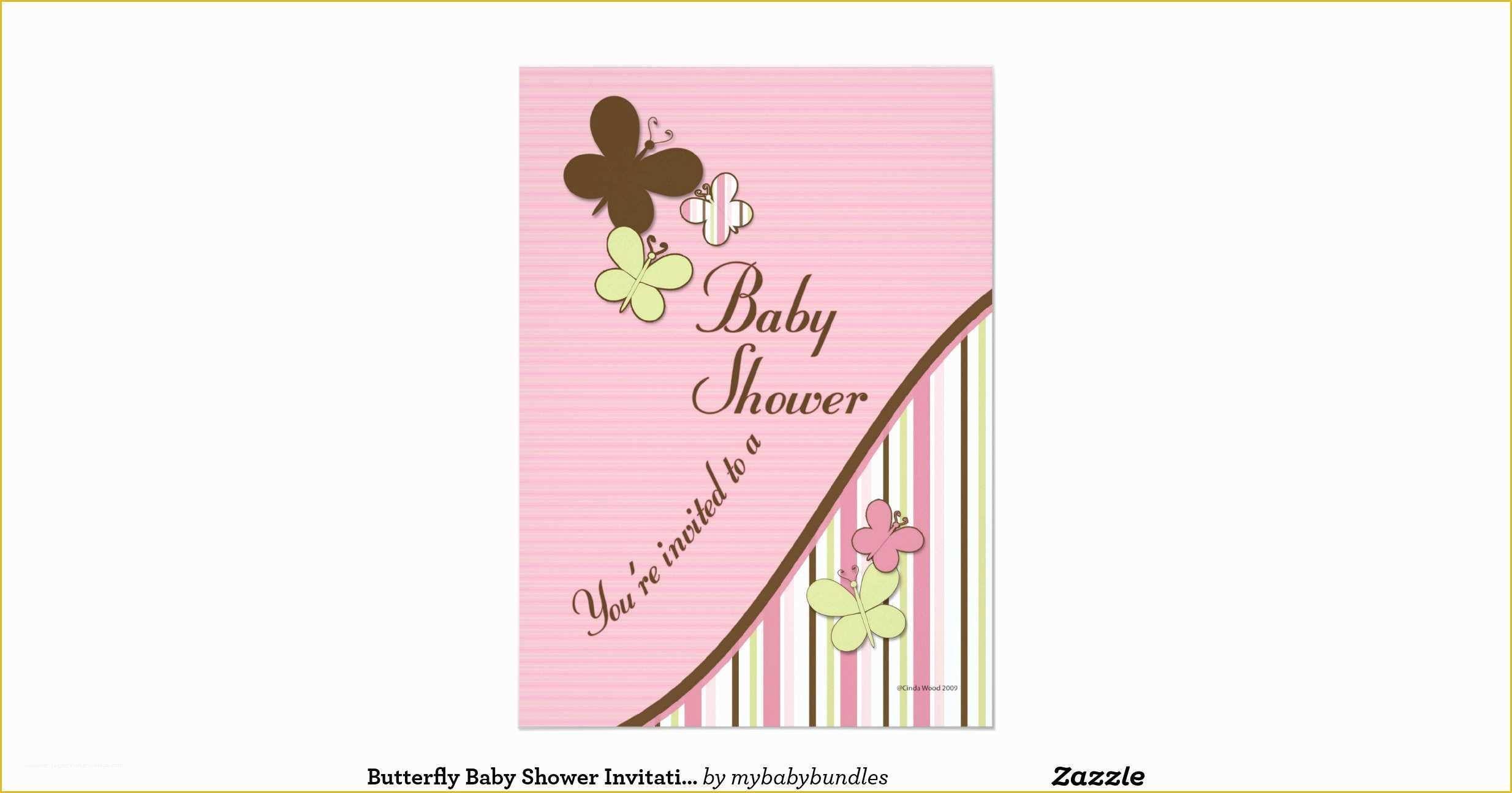 Free butterfly Baby Shower Invitation Templates Of butterfly Baby Shower Invitation Template