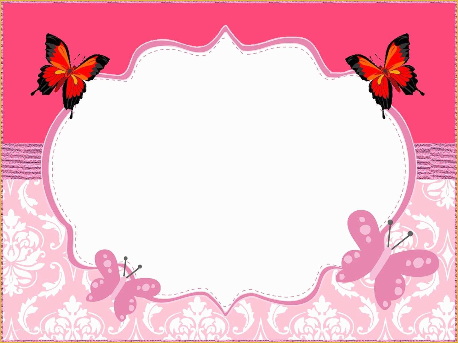 Free butterfly Baby Shower Invitation Templates Of butterfly Invitation Template