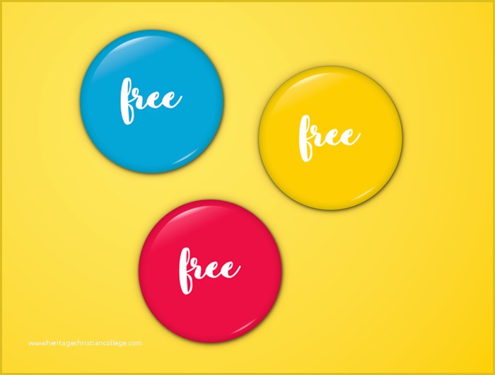 Free button Templates Of 20 High Quality Pin button Badges Psd Vector