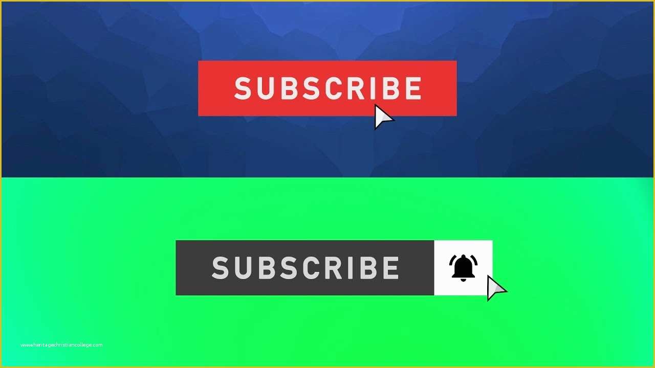 Free button Templates Of Subscribe button after Effects Tutorial