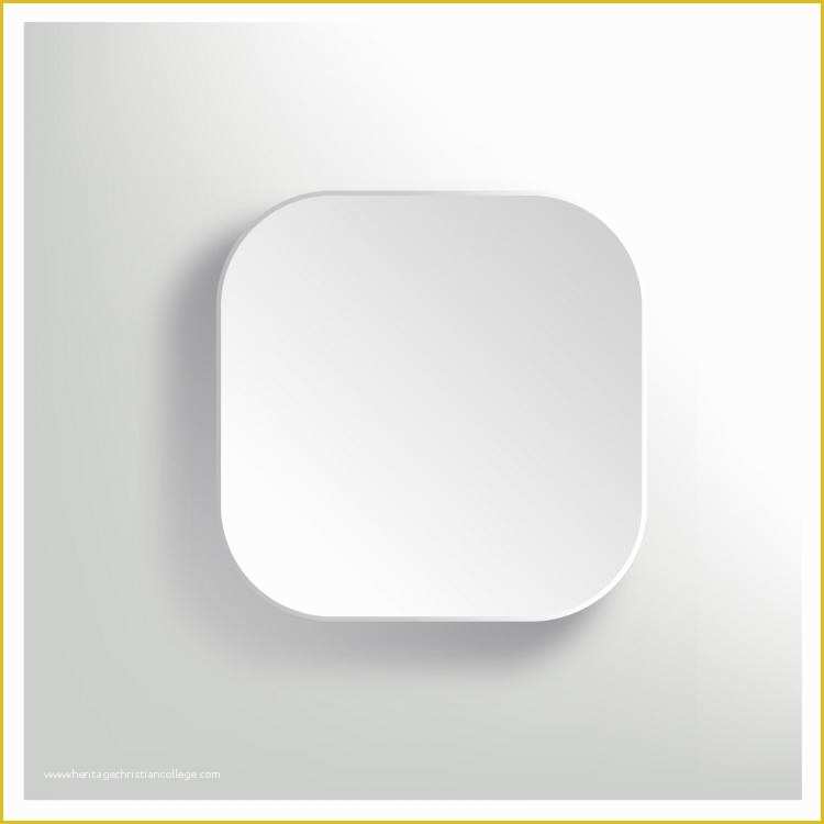 Free button Templates Of Vector White Blank button App Icon Template Free Vector