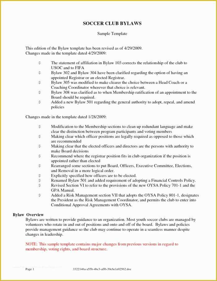 Free bylaws Template Of Amendment to bylaws form Templates Resume Examples