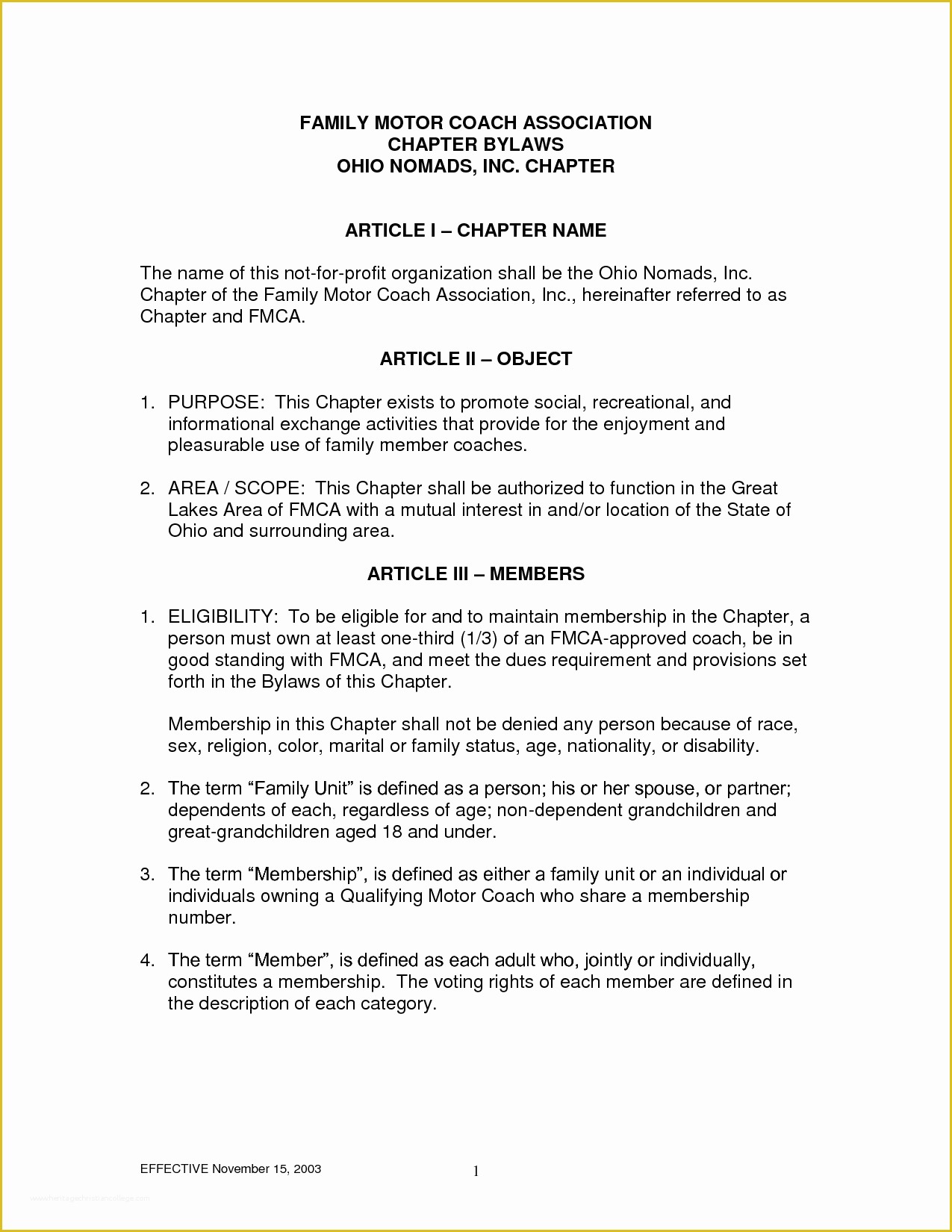 Free bylaws Template Of Best S Of Not for Profit bylaws Template Sample