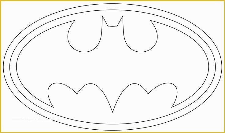 Free Cake Templates Print Of Batman Symbol Printable