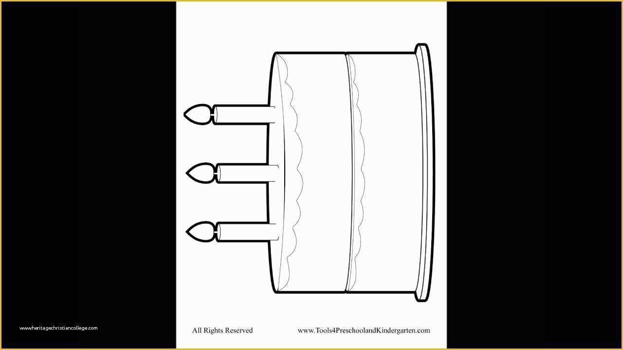 Free Cake Templates Print Of Birthday Cake Surprise Templates for Preschool and