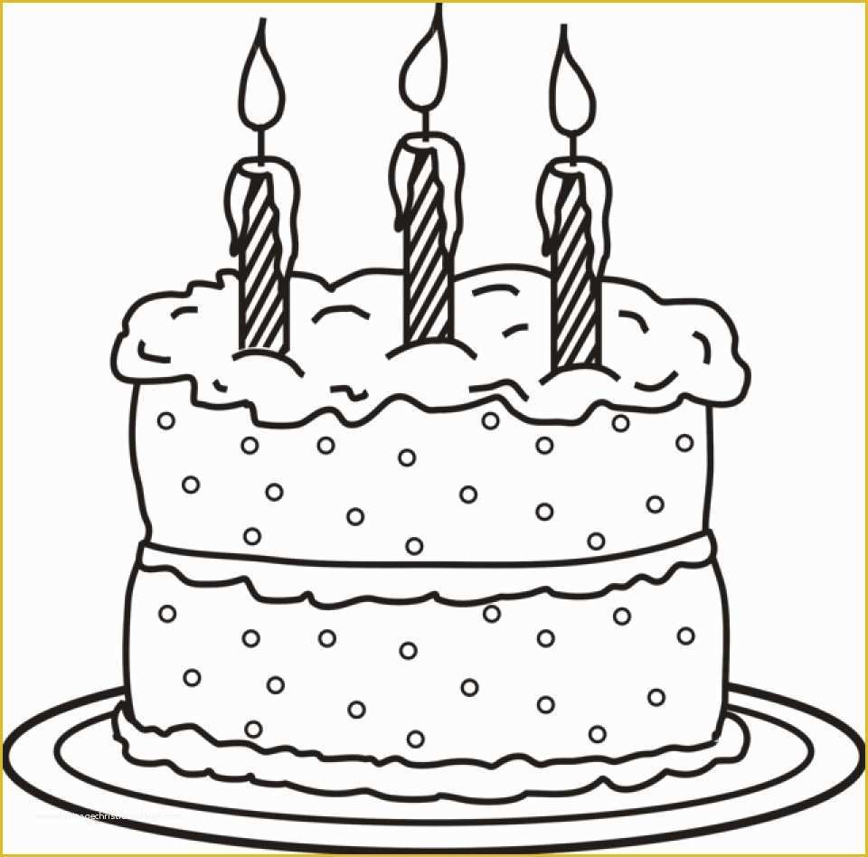 Free Cake Templates Print Of Get This Free Birthday Cake Coloring Pages to Print