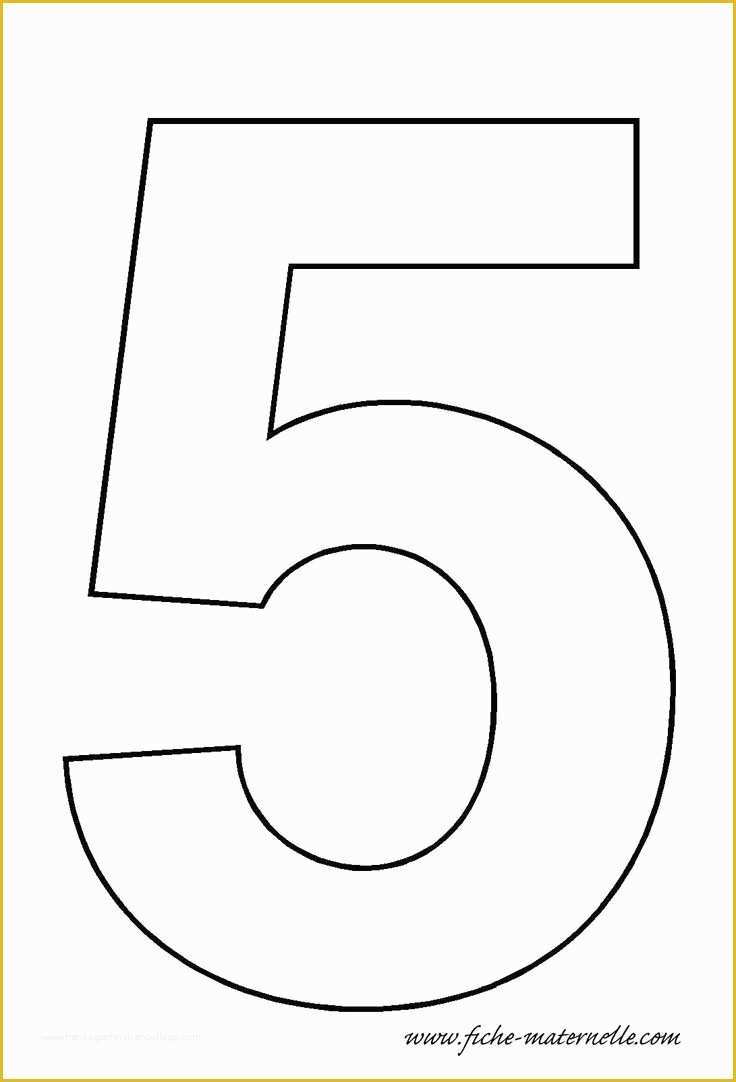 Free Cake Templates Print Of Number 5 Template Classroom