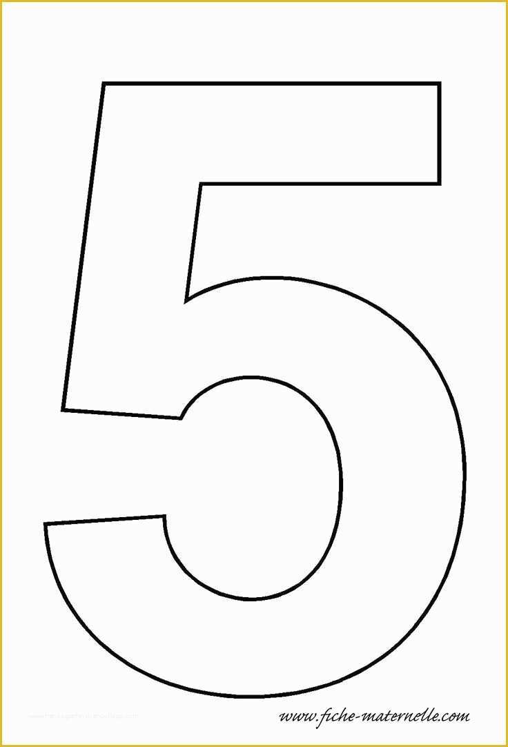 Free Cake Templates Print Of Number 5 Template Classroom