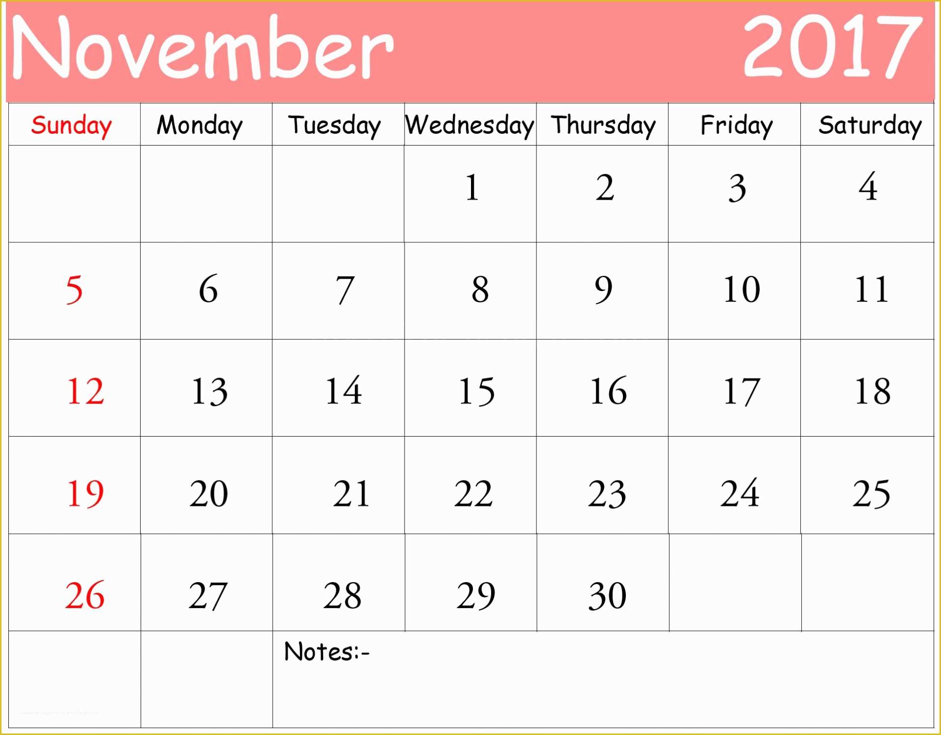 Free Calendar Template 2017 November Of November 2017 Calendar Printable Template with Holidays Uk