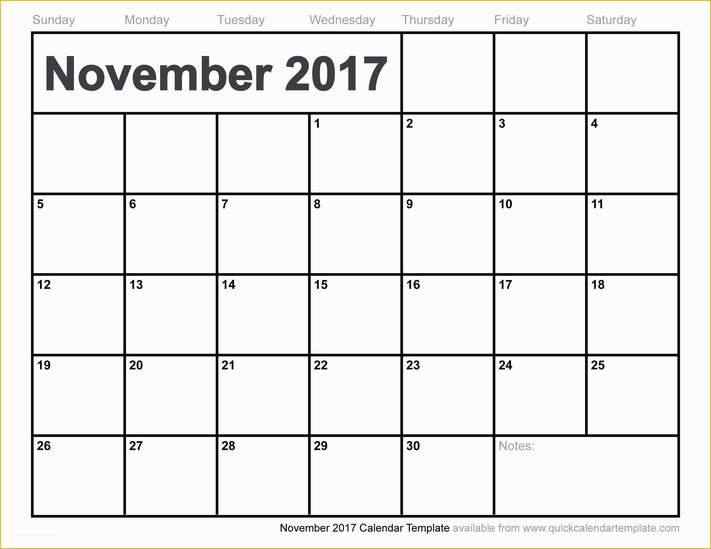Free Calendar Template 2017 November Of November 2017 Calendar Template December 2017 Calendar