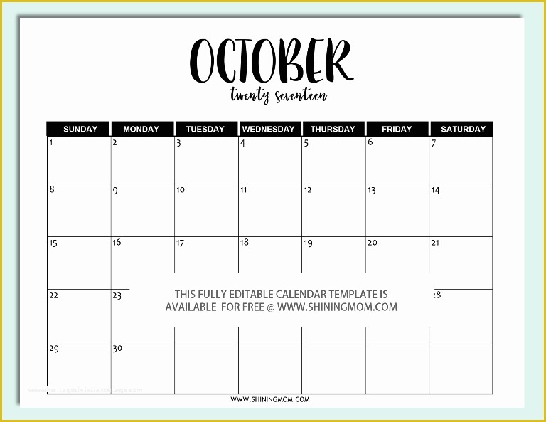 45 Free Calendar Template 2017