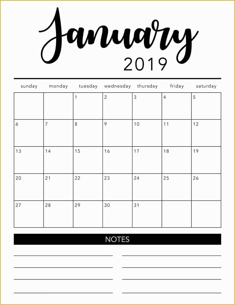 Free Calendar Template 2019 Of Free 2019 Printable Calendar Template 2 Colors I