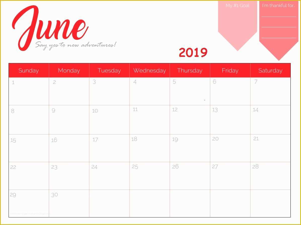 51 Free Calendar Template 2019