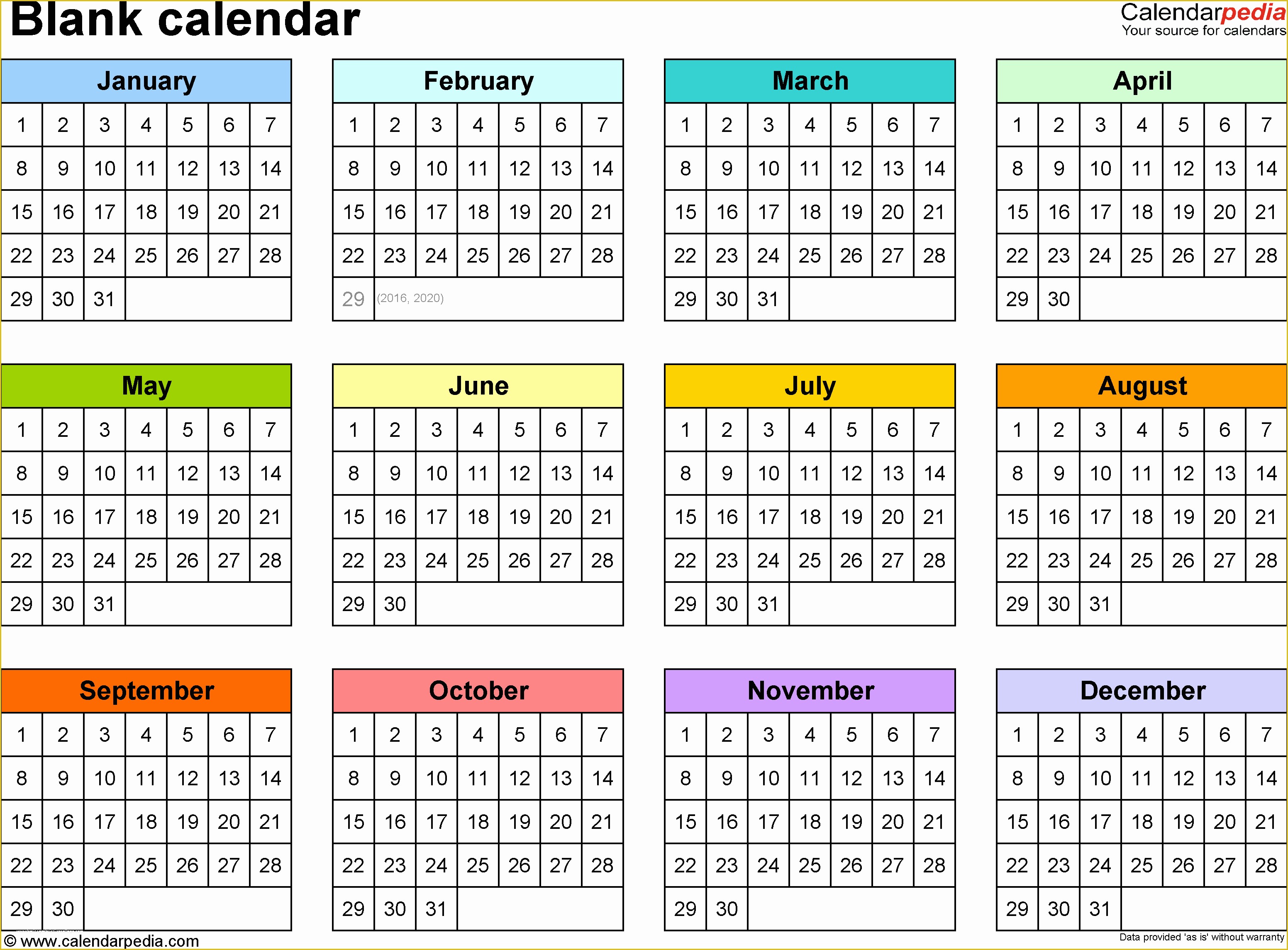 Free Calendar Template Of Yearly Calendar Printable