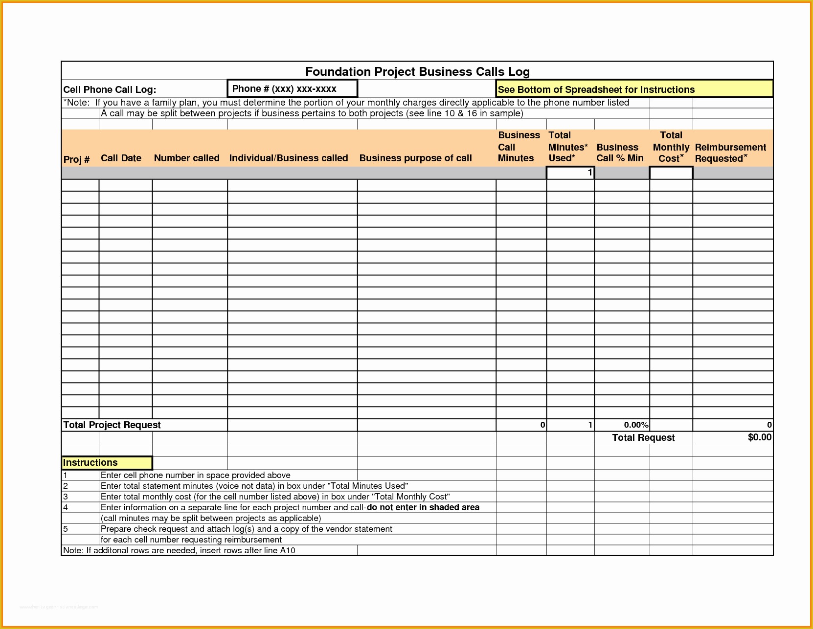 Free Call Log Template Of Doc Phone Log Template – Call Log Template 4 Free