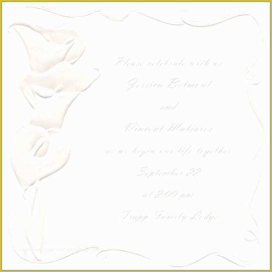 Free Calla Lily Wedding Program Templates Of Free Calla Lily Wedding Program Templates Best Print