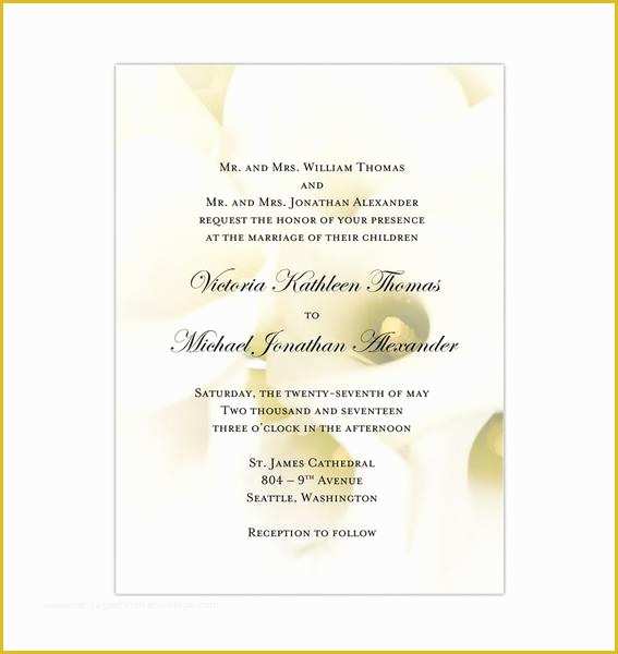 Free Calla Lily Wedding Program Templates Of Products Wedding Template Shop