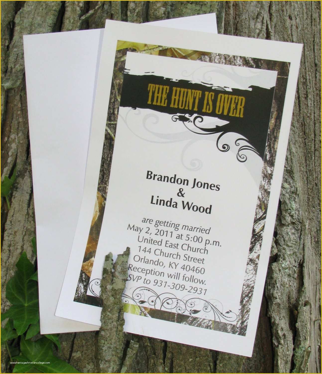 Free Camo Wedding Invitation Templates Of 50 Mossy Camo the Hunt is Over Wedding Invitations