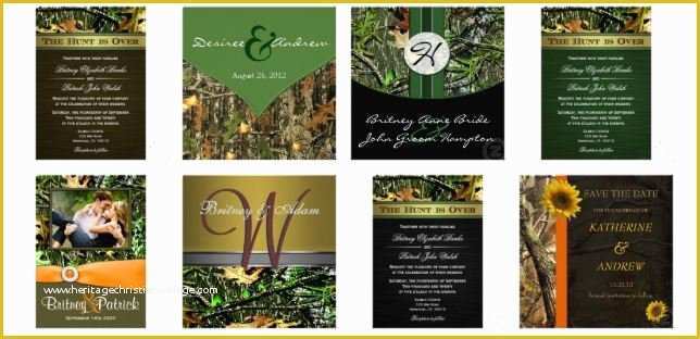 Free Camo Wedding Invitation Templates Of Camo Birthday Invitation Templates