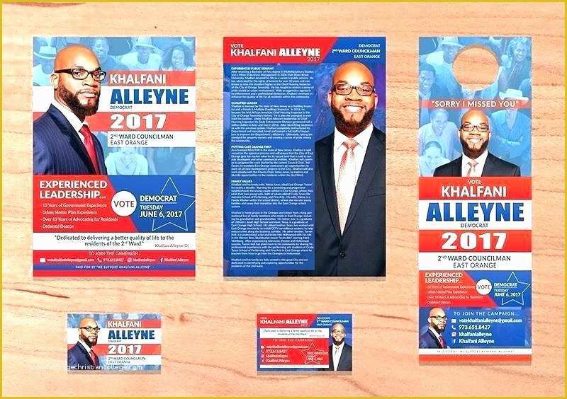 Free Campaign Brochure Templates Of Campaign Brochure Template Political Campaign Poster