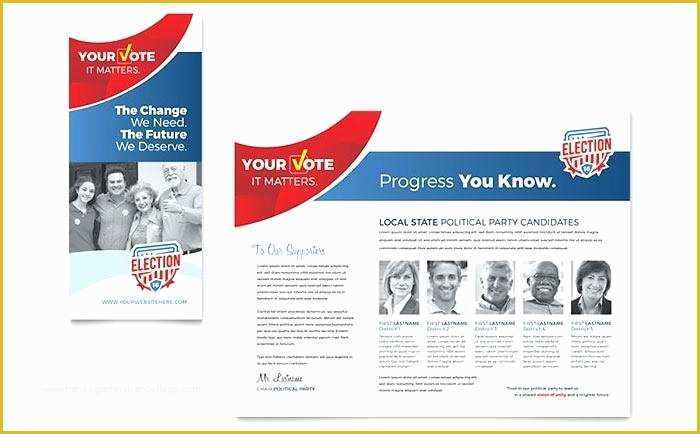 Free Campaign Brochure Templates Of Campaign Brochure Template Political Campaign Poster