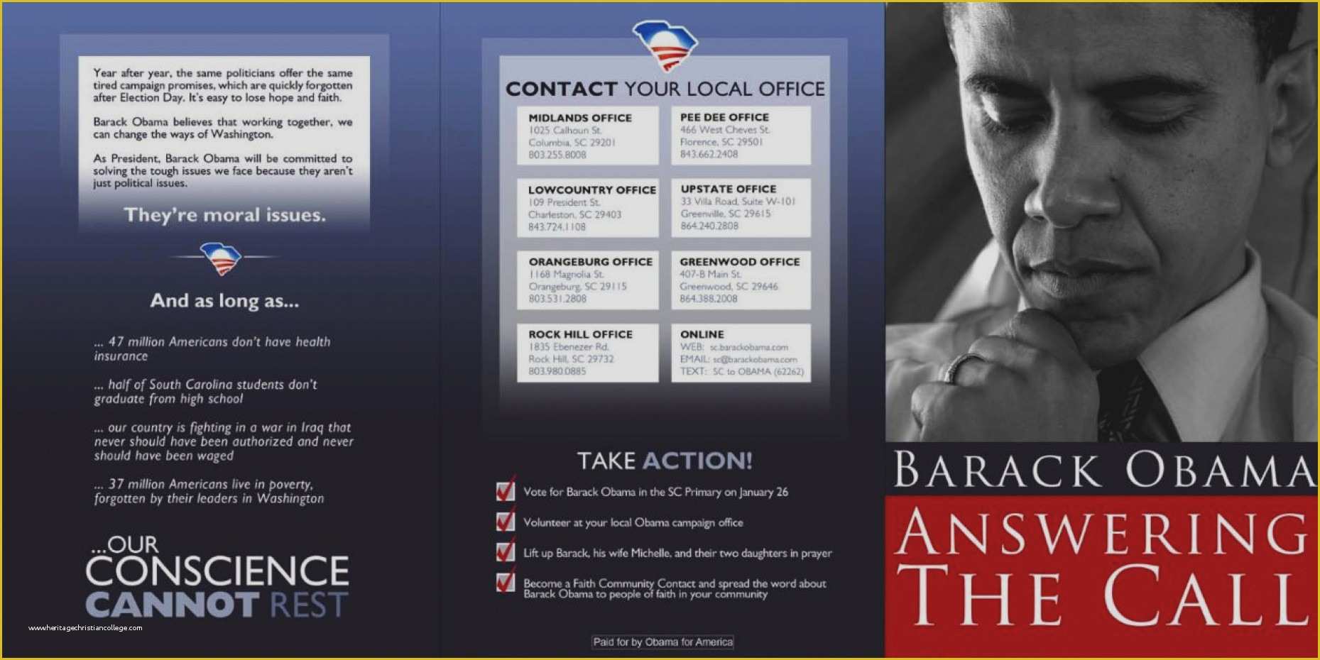 Free Campaign Brochure Templates Of Political Brochure Templates April Onthemarch Campaign