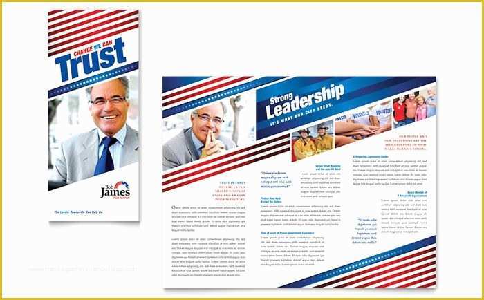 Free Campaign Brochure Templates Of Political Campaign Brochure Designs