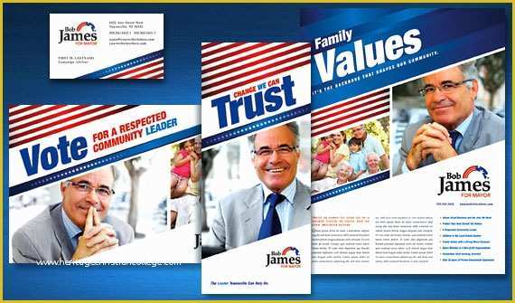 Free Campaign Cards Template Of 8 Best Of Political Campaign Brochures Election
