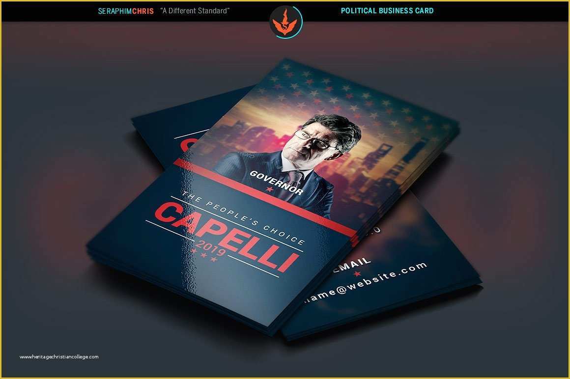 Free Campaign Cards Template Of Political Election Business Card Business Card Templates